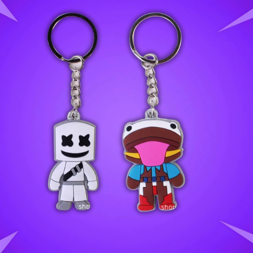 Fortnite Keychain 6 Pcs