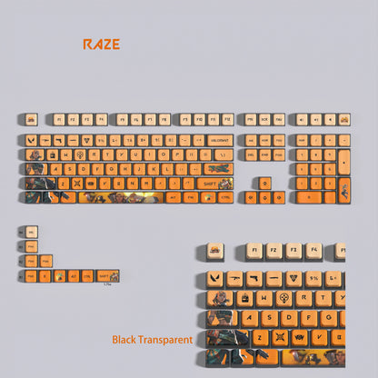 VALORANT Raze keycaps full set 119 keys ASA Profile