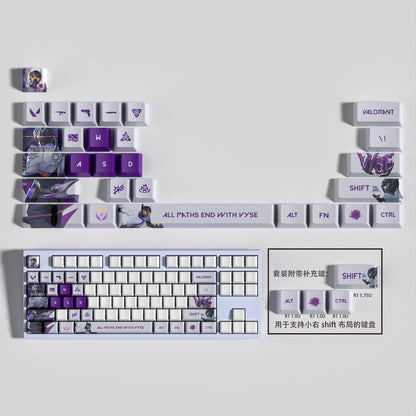 Valorant SPECIAL EDITION VYSE KEYCAPS 29 key