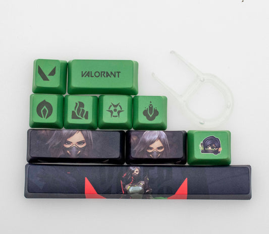 Valorant viper keycaps  10keys - Zxsetup