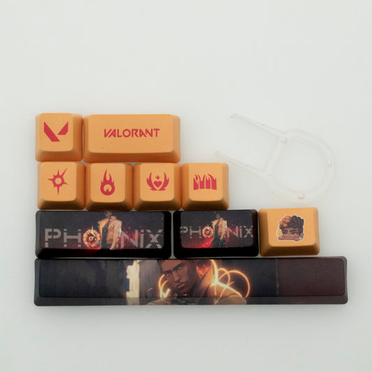 Valorant phoenix keycaps 10keys