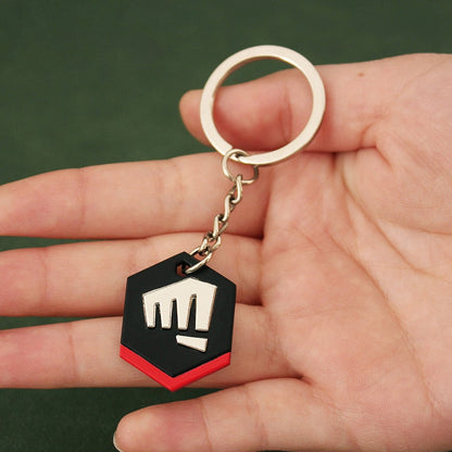 Valorant Fist badge Keychain