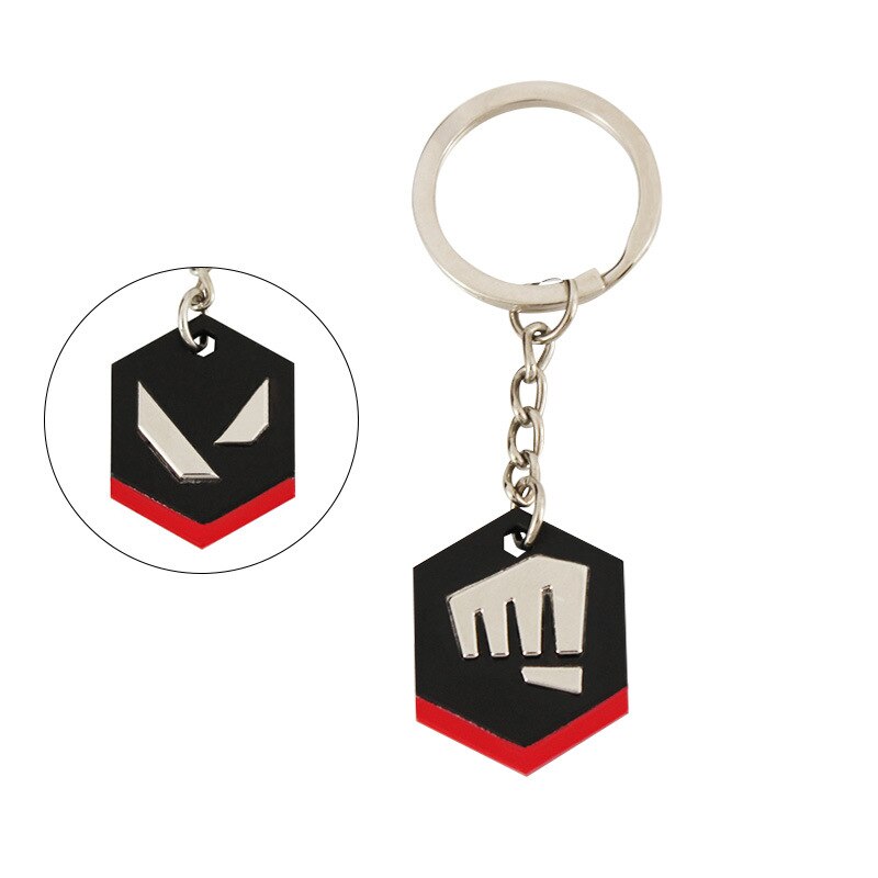 Valorant Fist badge Keychain