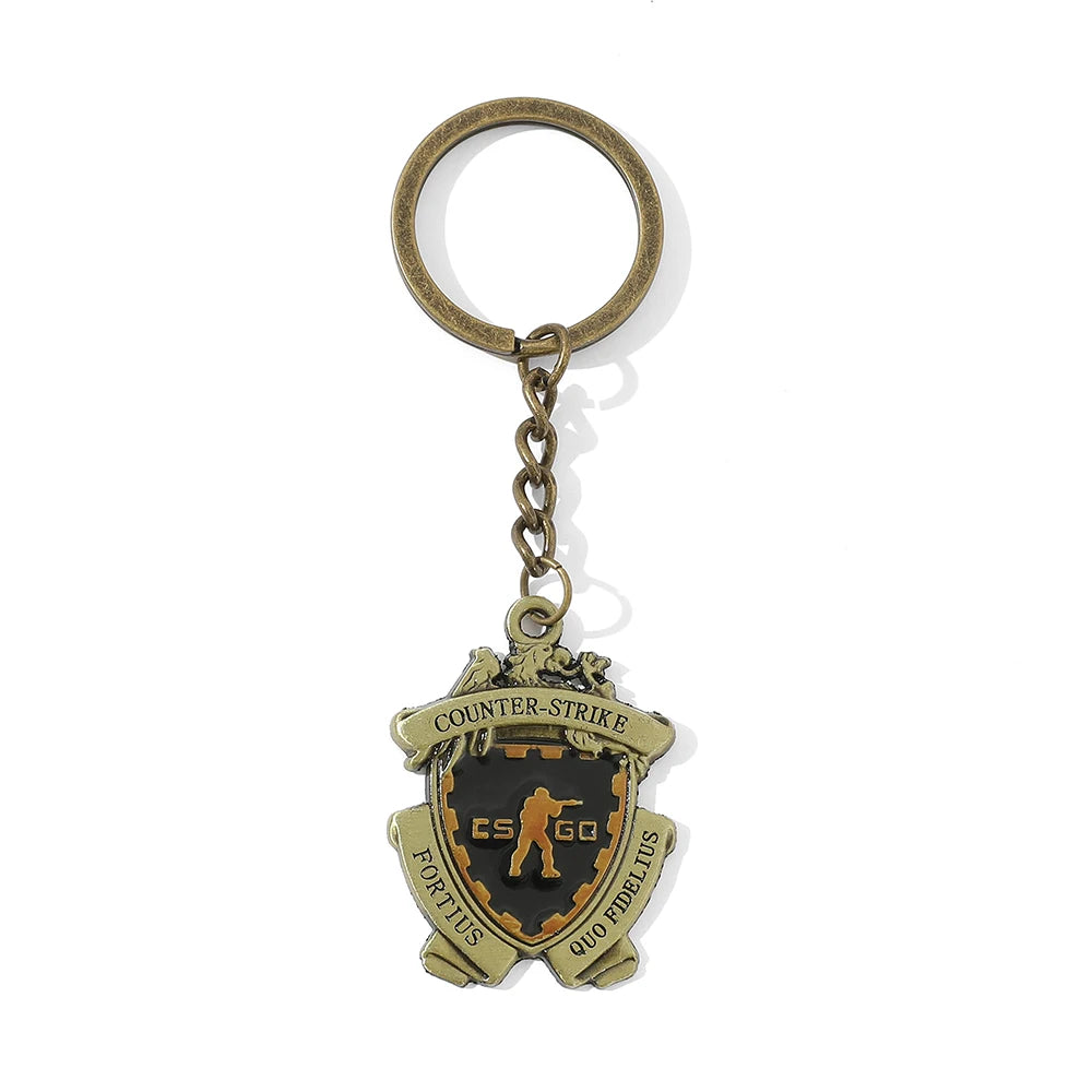 Counter Strike Metal Pendant Keychain